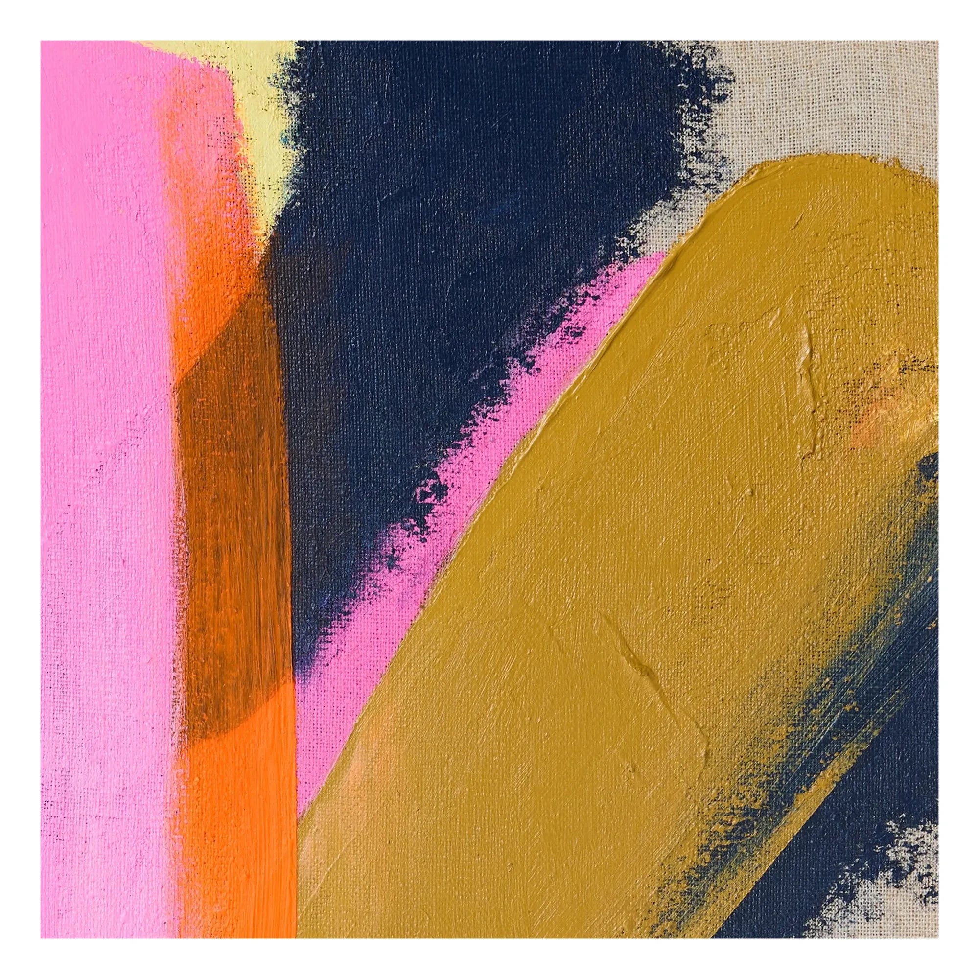 HKliving - Abstraktes Bild Bright Lights | Pink