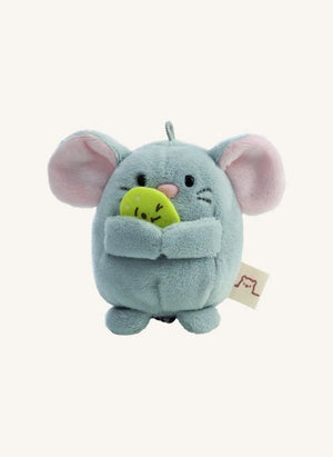 Nici - His Cips Kostümlü Nibbli Peluş Oyuncak | Gri