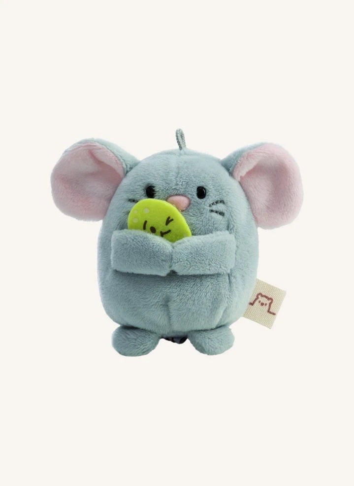 Nici - His Cips Kostümlü Nibbli Peluş Oyuncak | Gri
