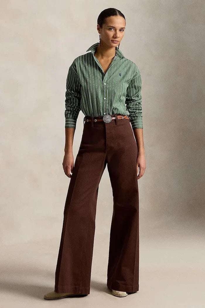 Polo Ralph Lauren Camisa de algodón para mujer