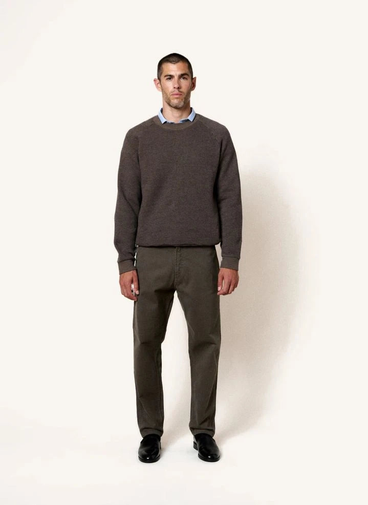 Homecore - Pamuklu Terry Sweatshirt | Koyu Bej