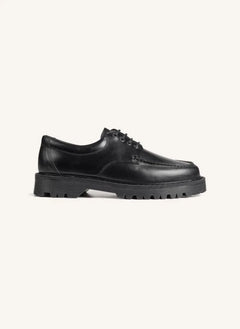 Garment Project - Pete Moc Toe Deri Derby Ayakkabılar | Siyah
