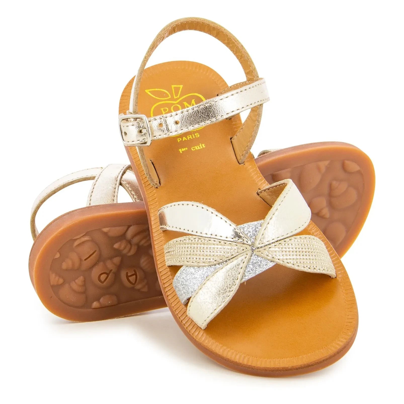 Pom d'Api - Plagette Oto Sandalen | Gold