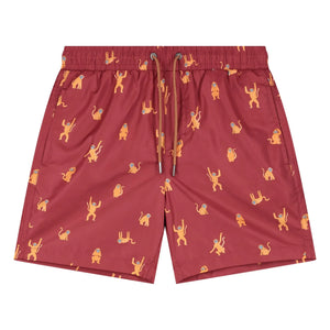 Beachlife - Maymun Banyo Şortu | Bordo