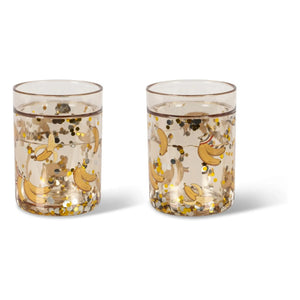 Konges Sløjd - Bananenförmige Becher - 2er Set | Gelb