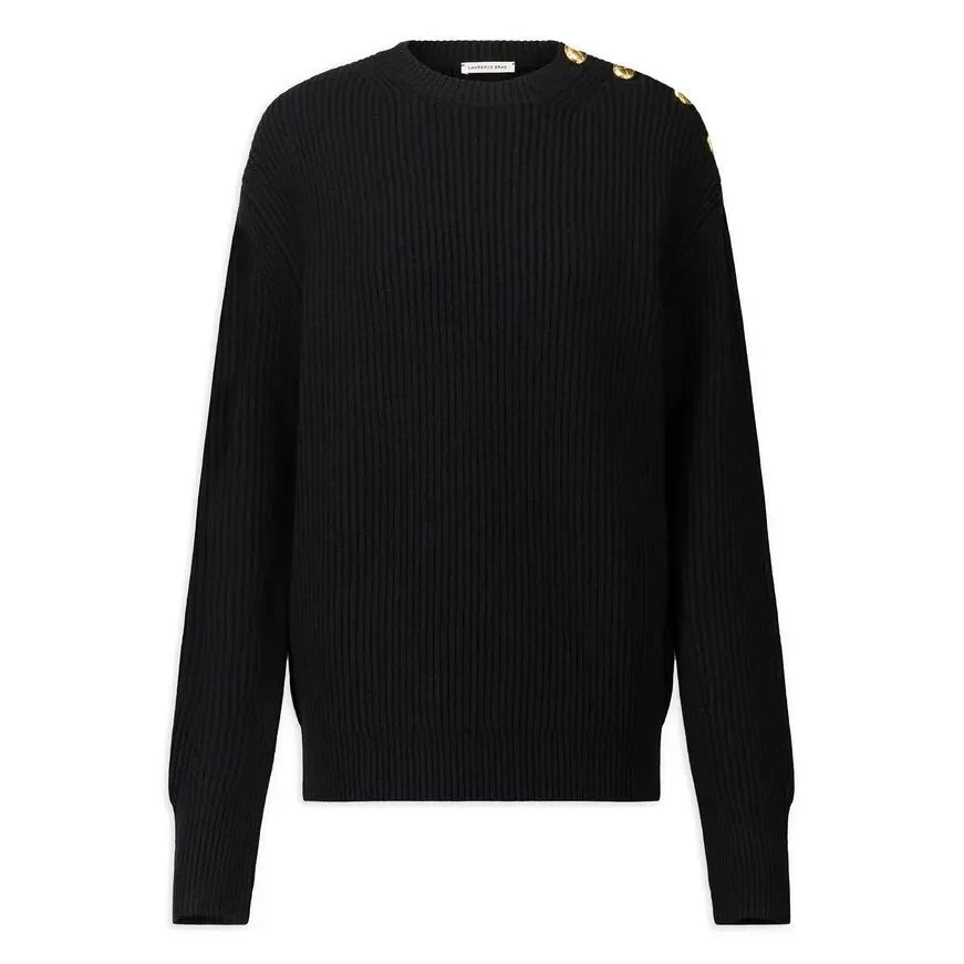 Laurence Bras - Woll-Bobin-Pullover | Schwarz