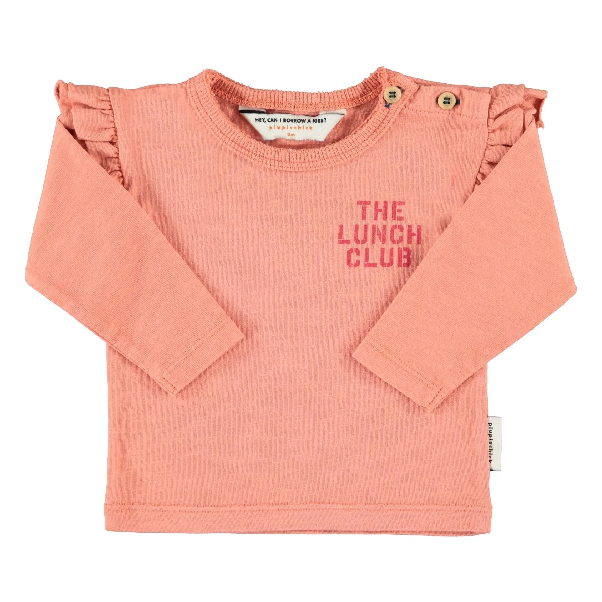 Piupiuchick - The Lunch Club Tişört | Mercan