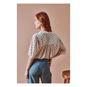 Emile et Ida - Bedruckte Bluse | Blau