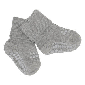 GOBABYGO - Pack de 4 pares de calcetines antideslizantes de bambú | Azul