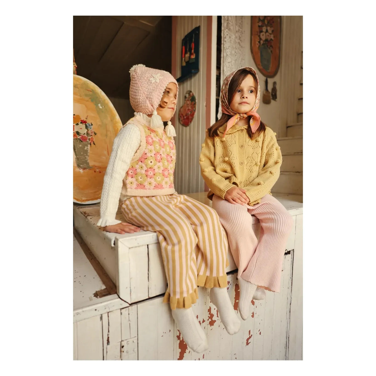 Louise Misha - Isolina bonnet | Pembe