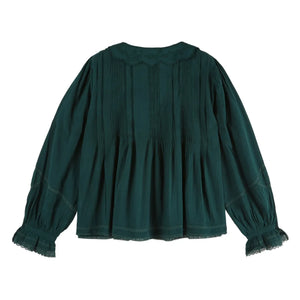 Emile et Ida - Blusa Vintage Elisabeth | Verde Bosque