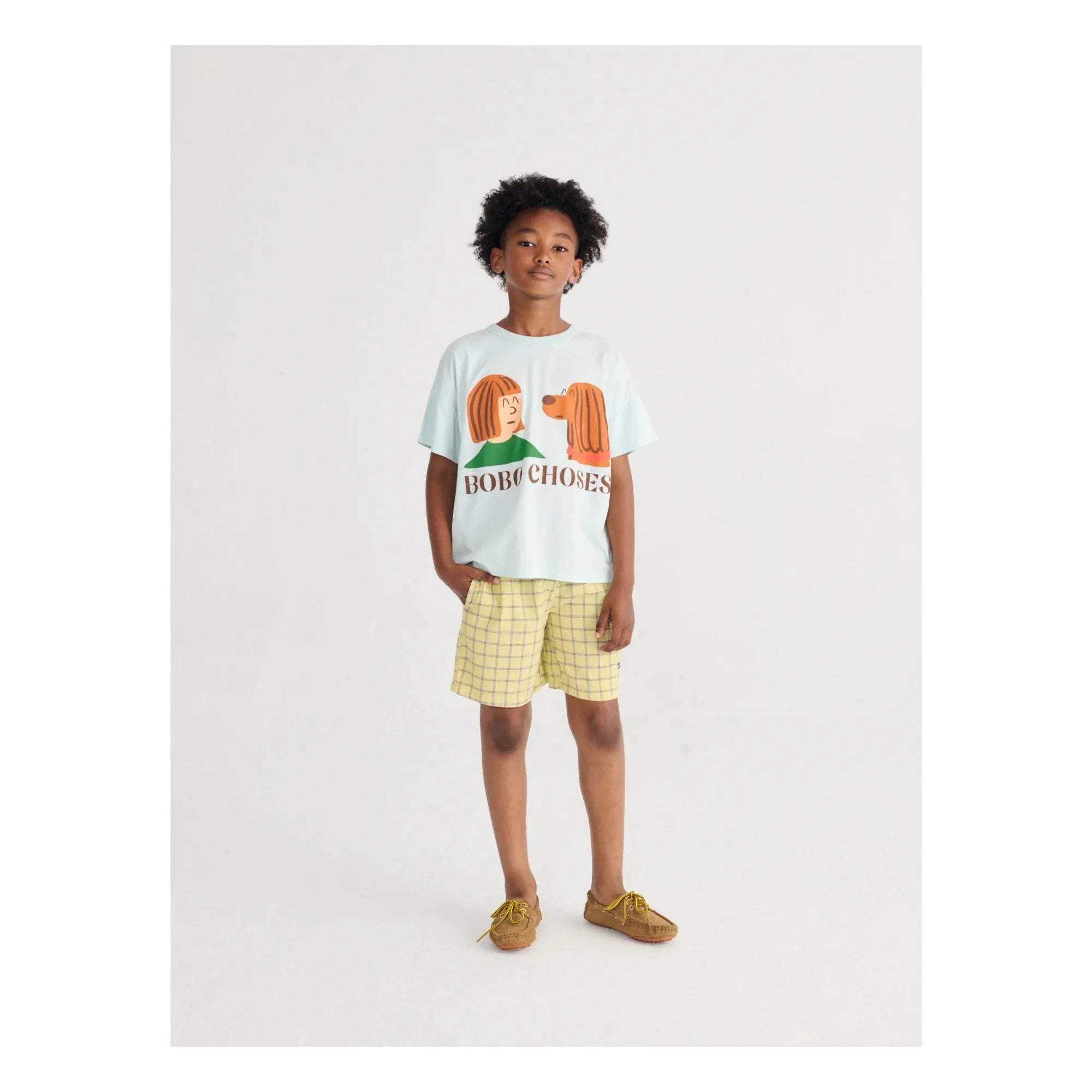 Bobo Choses - Friends T-shirt Organic cotton | Light blue