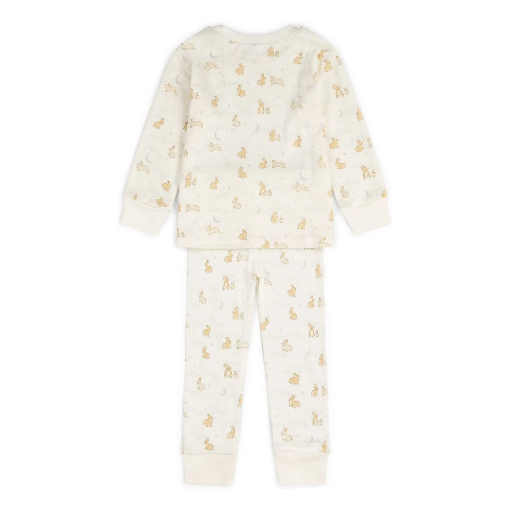 Sleepy Doe - Organic Cotton Bunny Pajamas | Off-White