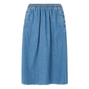 American Vintage - Izeway Falda de algodón | Azul