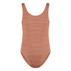 Beachlife - Geri Dönüştürülmüş Lifli Çizgili Mayo | Caramel