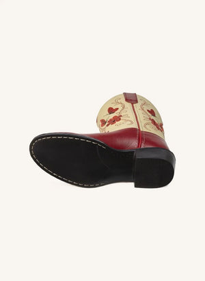 Bootstock - Bloom Cowboy-Stiefel | Rot