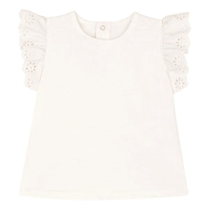 Petit Bateau - Broderie Anglaise Tişört | Beyaz