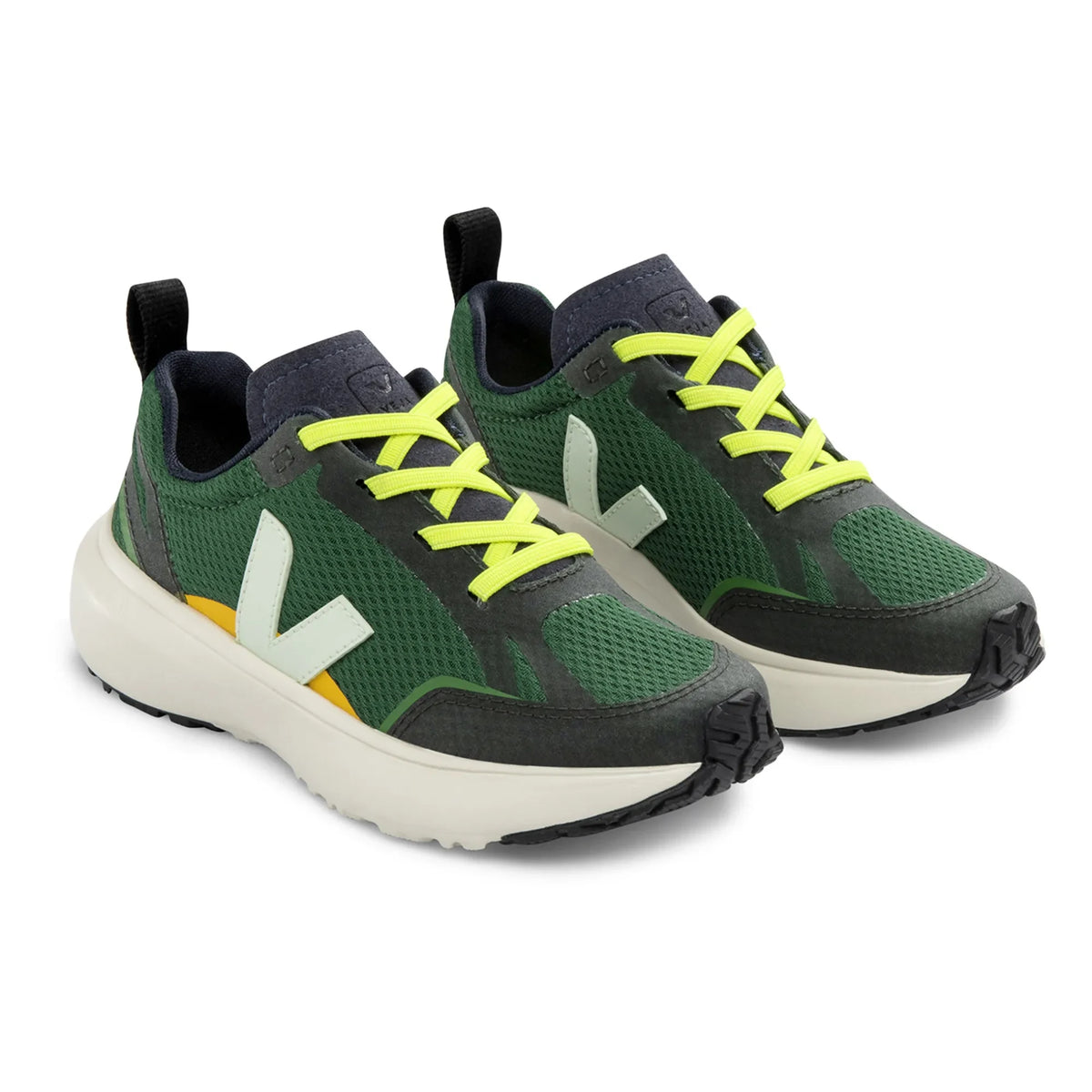 Veja - Zapatillas con Cordones Elásticos Canary | Verde
