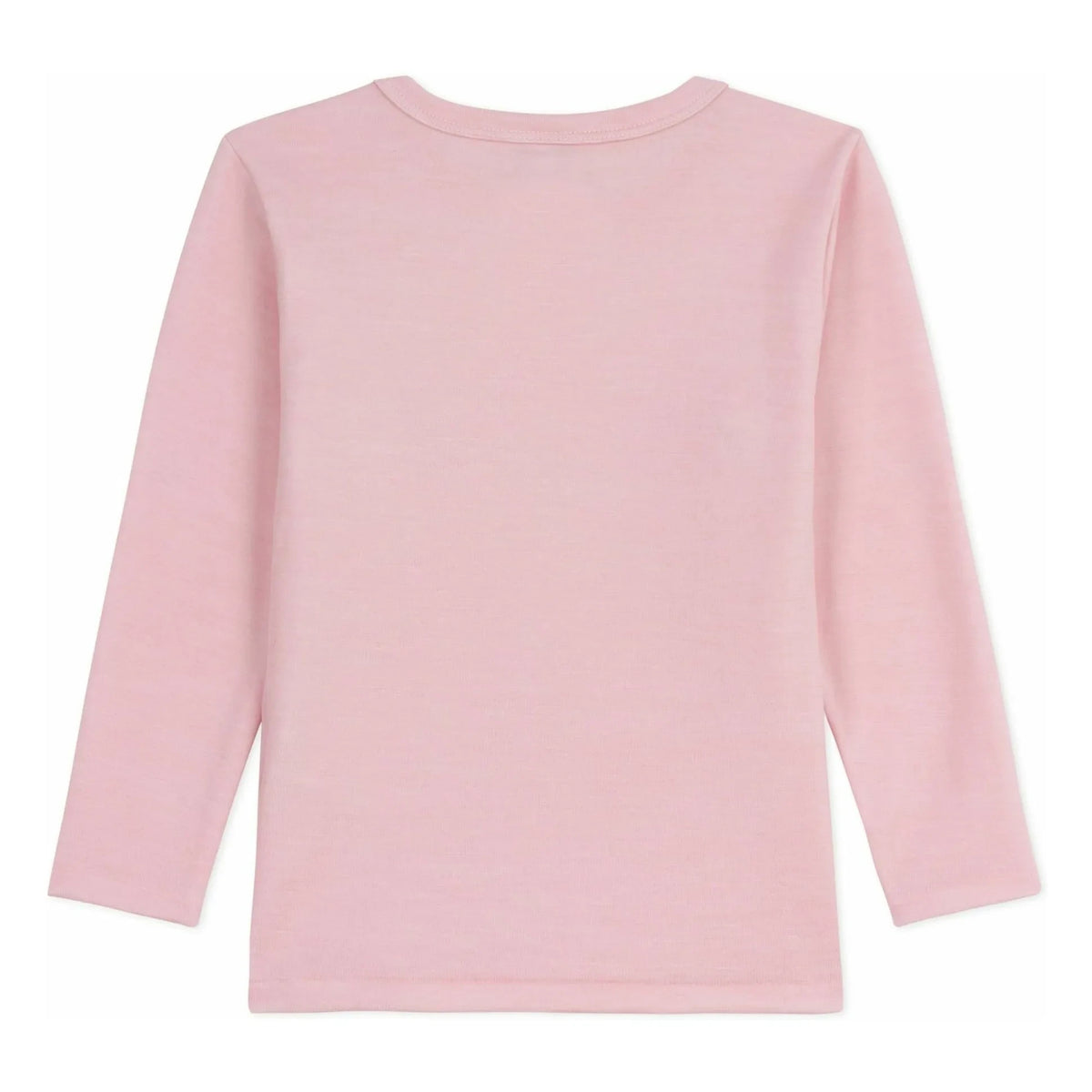 Petit Bateau - Uni Logo Yün Tişört | Pembe