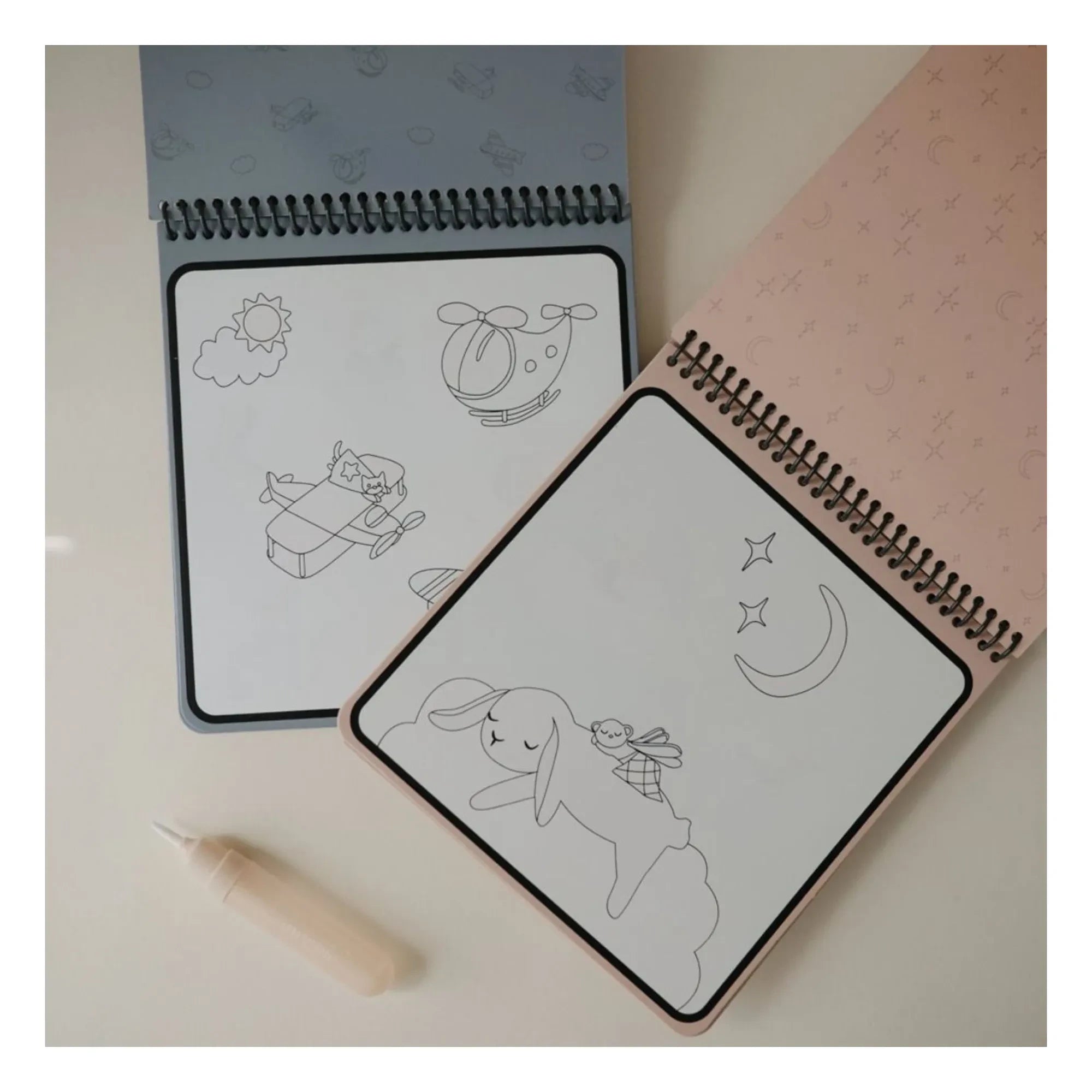Mushie - Libro de colorear borrable de hadas | Rosa