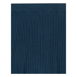 FUB - Pointelle Skirt Fine Knit Organic Cotton | Navy Blue