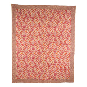 Doing Goods - Leopard Patterned Blanket and Cotton Tote Bag | Pink
