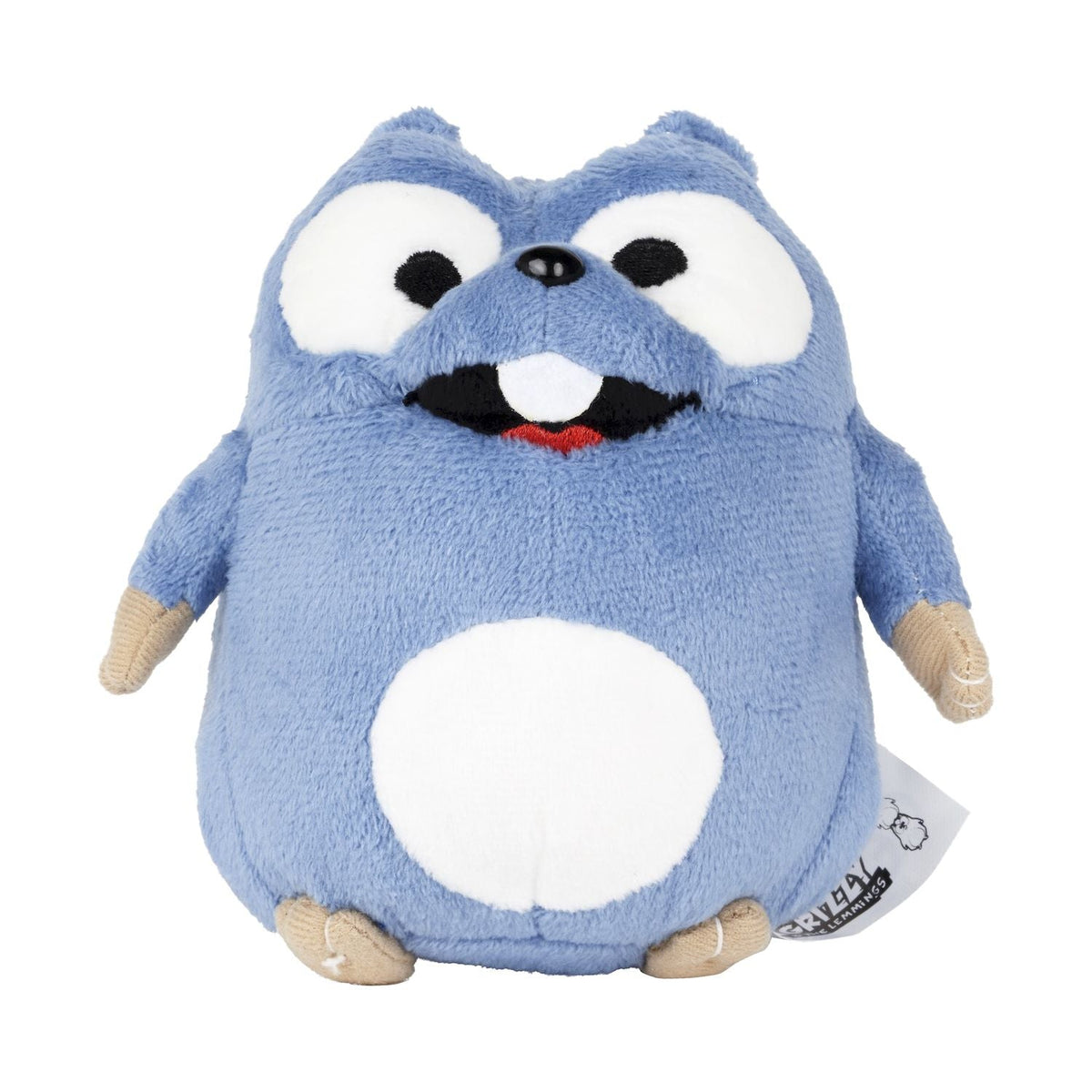 Grizzy und die Lemminge – Magnetisches Lemming-Plüschtier im 2er-Pack