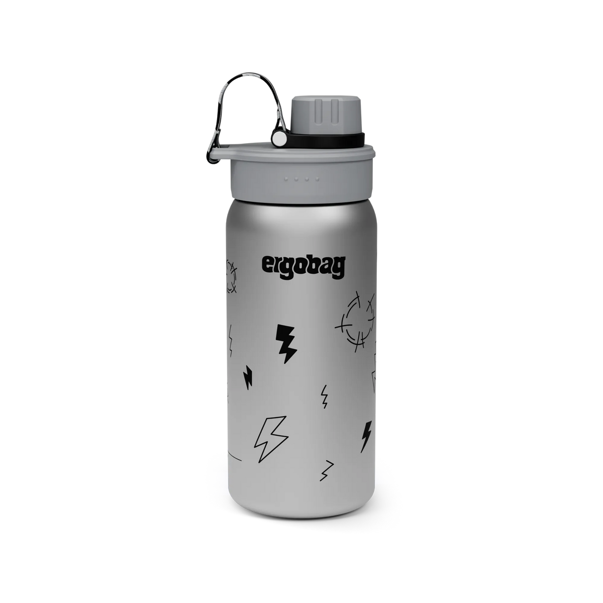 Ergobag - Botella de acero inoxidable Thunderstorm