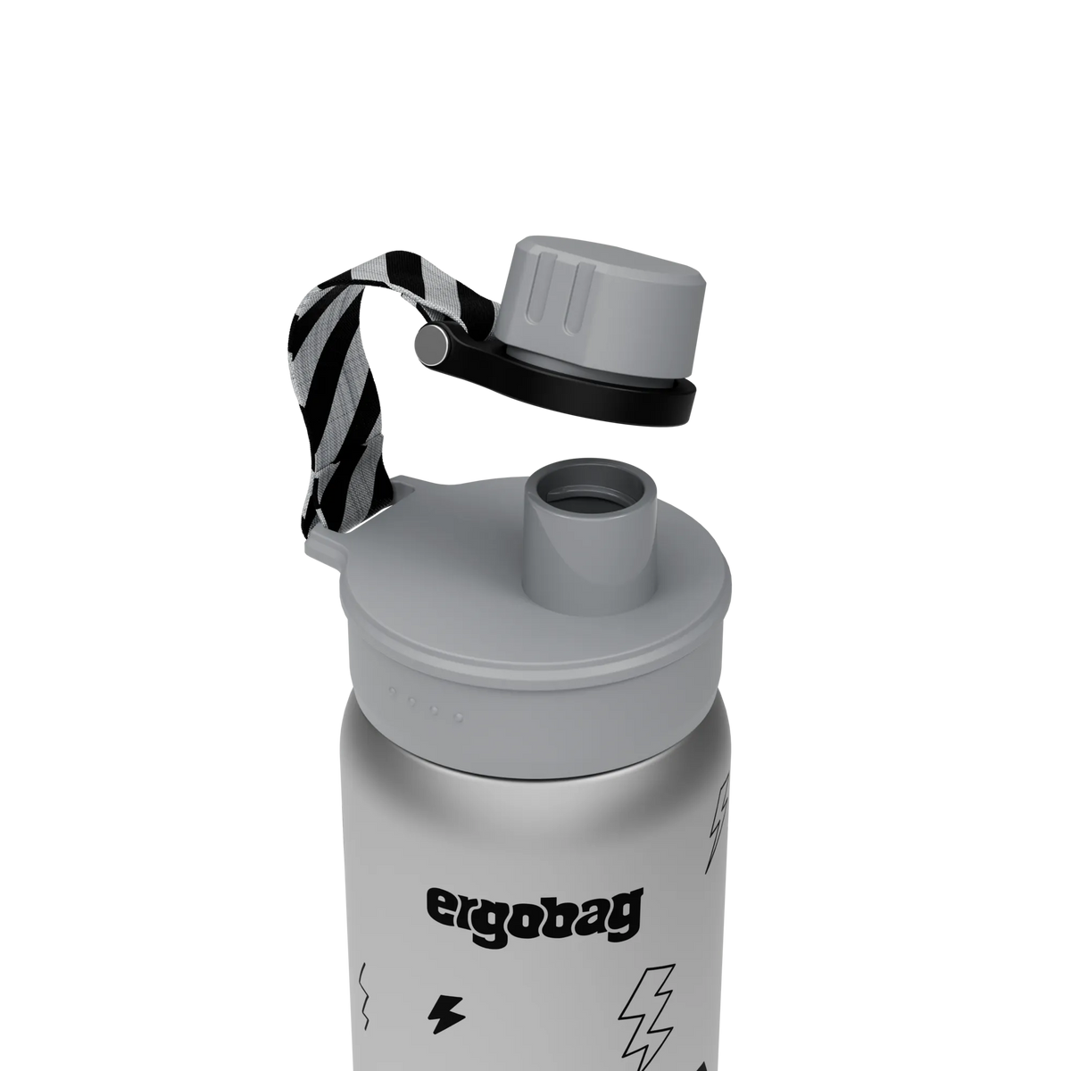 Ergobag - Botella de acero inoxidable Thunderstorm