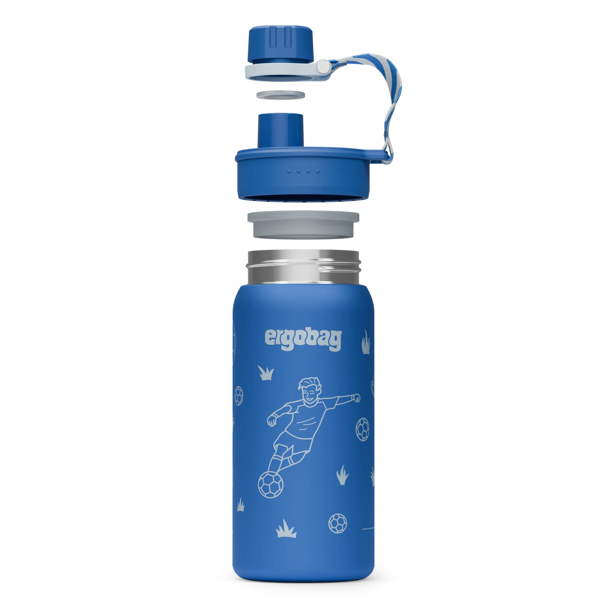 Ergobag - Stainless Steel Bottle Soccer