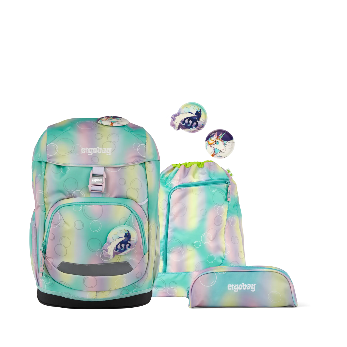 Ergobag - Flex Okul Çantası Seti Magic Bubblebear