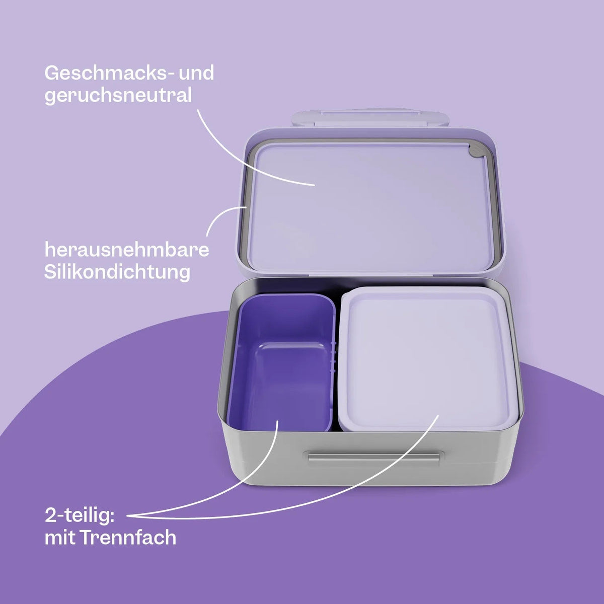 Ergobag - Stainless Steel Beslenme Kutusu Flowers
