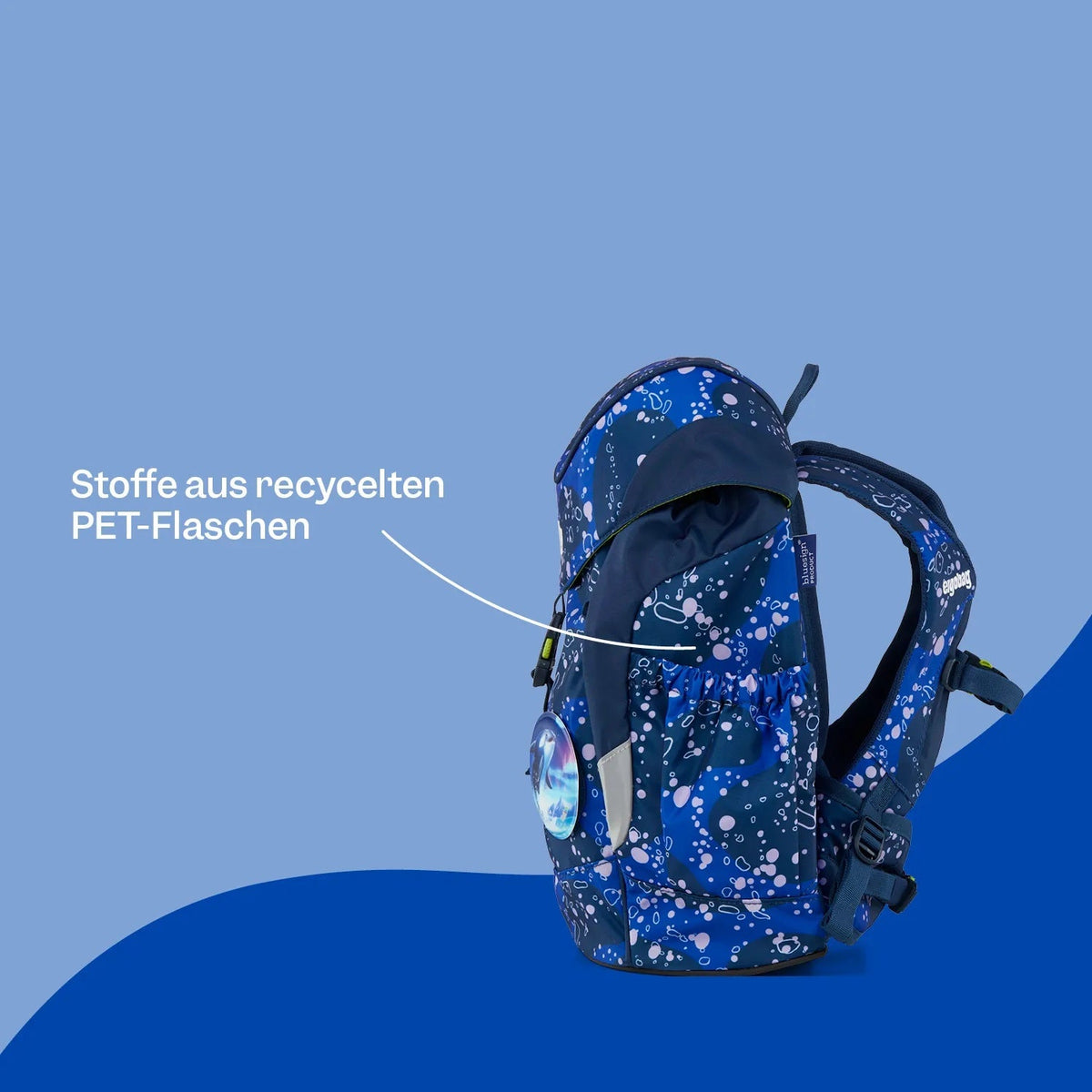 Ergobag - Mochila Escolar Mini para Jardín de Infantes Unbearwater
