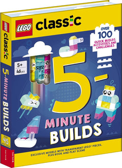 Lego - LEGO® Classic: 5 Dakikalık Yapılar Figür Oyuncaklı İngilizce Aktivite Kitabı
