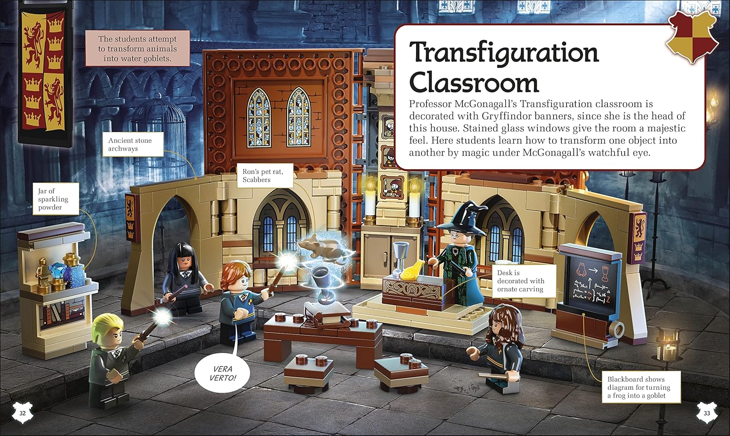 Lego - LEGO Harry Potter Hogwarts Evleri Figür Oyuncaklı Figürlü İngilizce Aktivite ve Hikaye Kitabı