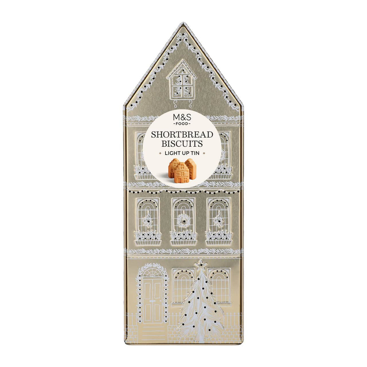 M&S Food Light-Up Hazelnut Cookie House