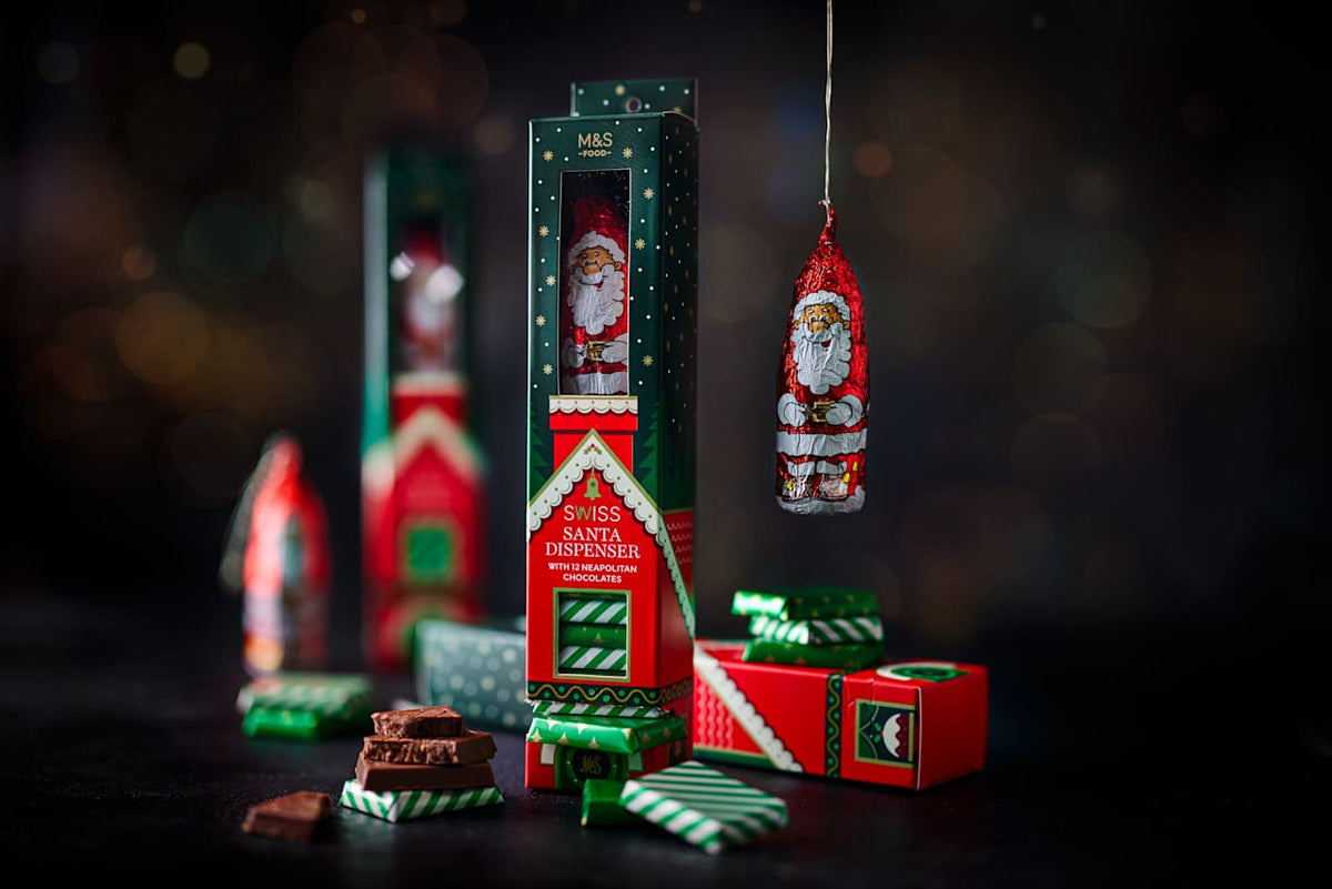 M&S Food - Santa Swiss Chocolate