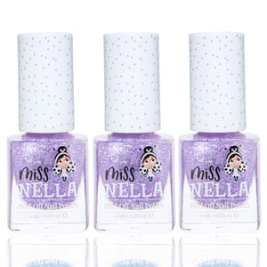 Miss Nella - Abziehbarer Nagellack Glänzendes Lila