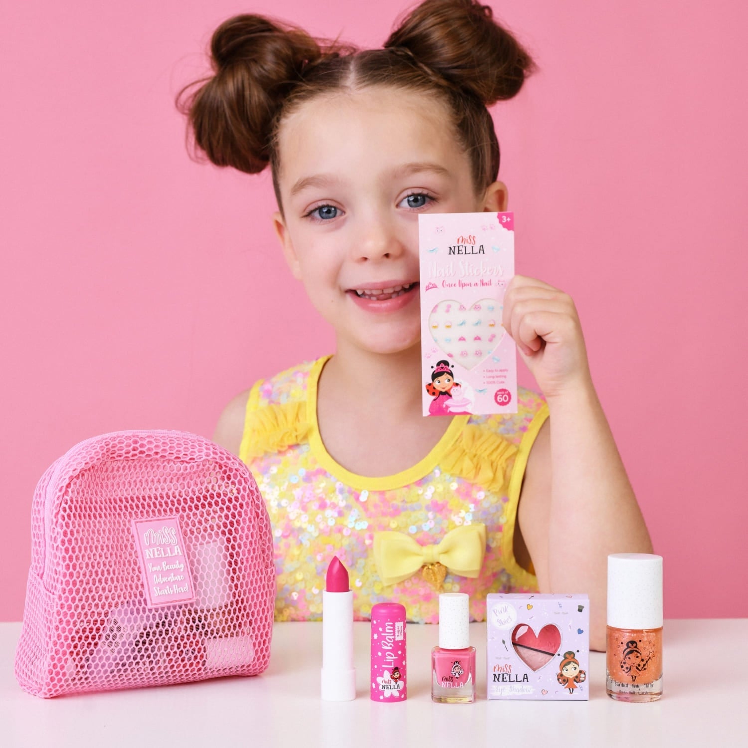 Miss Nella - Pembe Düşler Çocuklar için Makyaj Hediye Seti