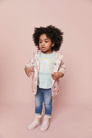 Next - Happy Sustainable Girl's Jacket Raincoat - 3-4 Years 