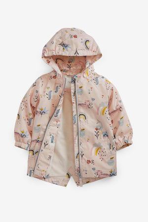 Next - Happy Sustainable Girl's Jacket Raincoat - 3-6 Months 