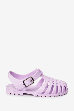 Next - Girls Jelly Jelly Lilac Sandals - 23 