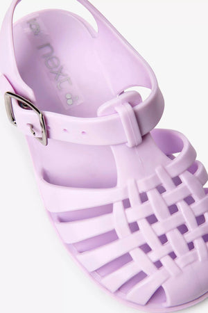 Next - Girls Jelly Jelly Lilac Sandals - 25.5 