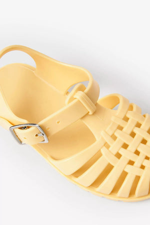 Next - Girls and Boys Jelly Jelly Light Yellow Sandals - 28 