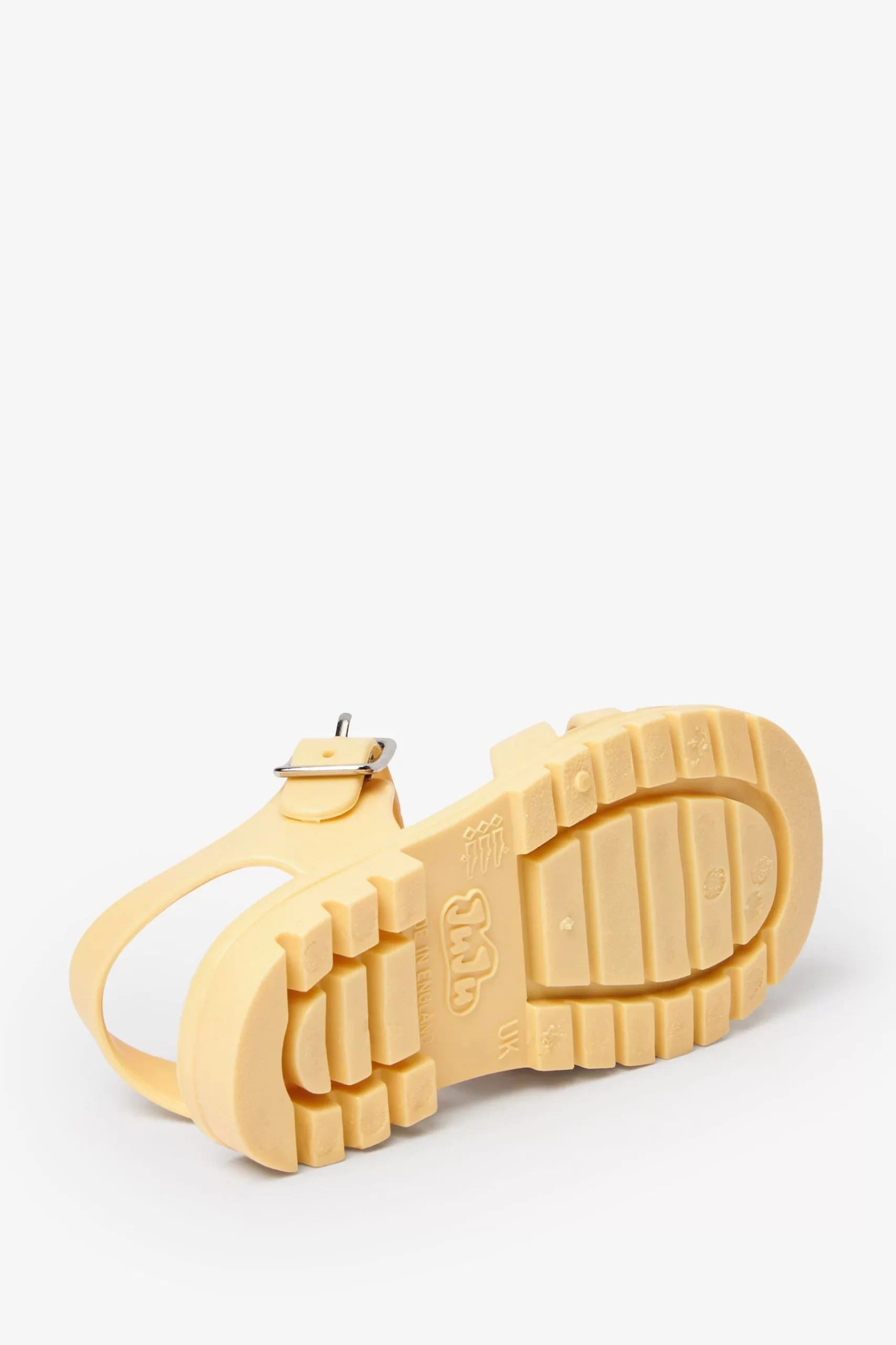 Next - Girls and Boys Jelly Jelly Light Yellow Sandals - 30.5 