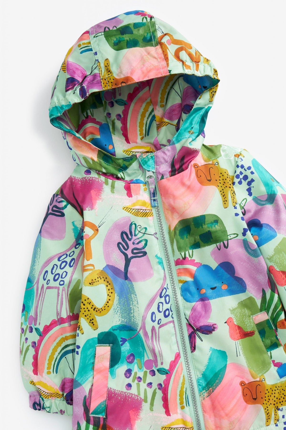 Weiter – Joyful nachhaltige Mädchen-Winterjacke und Regenmantel – Alter 5–6 