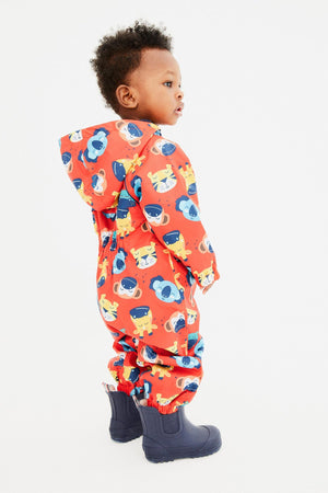 Next - Polar Lined Animal Patterned Children's Raincoat - 3-4 Years 