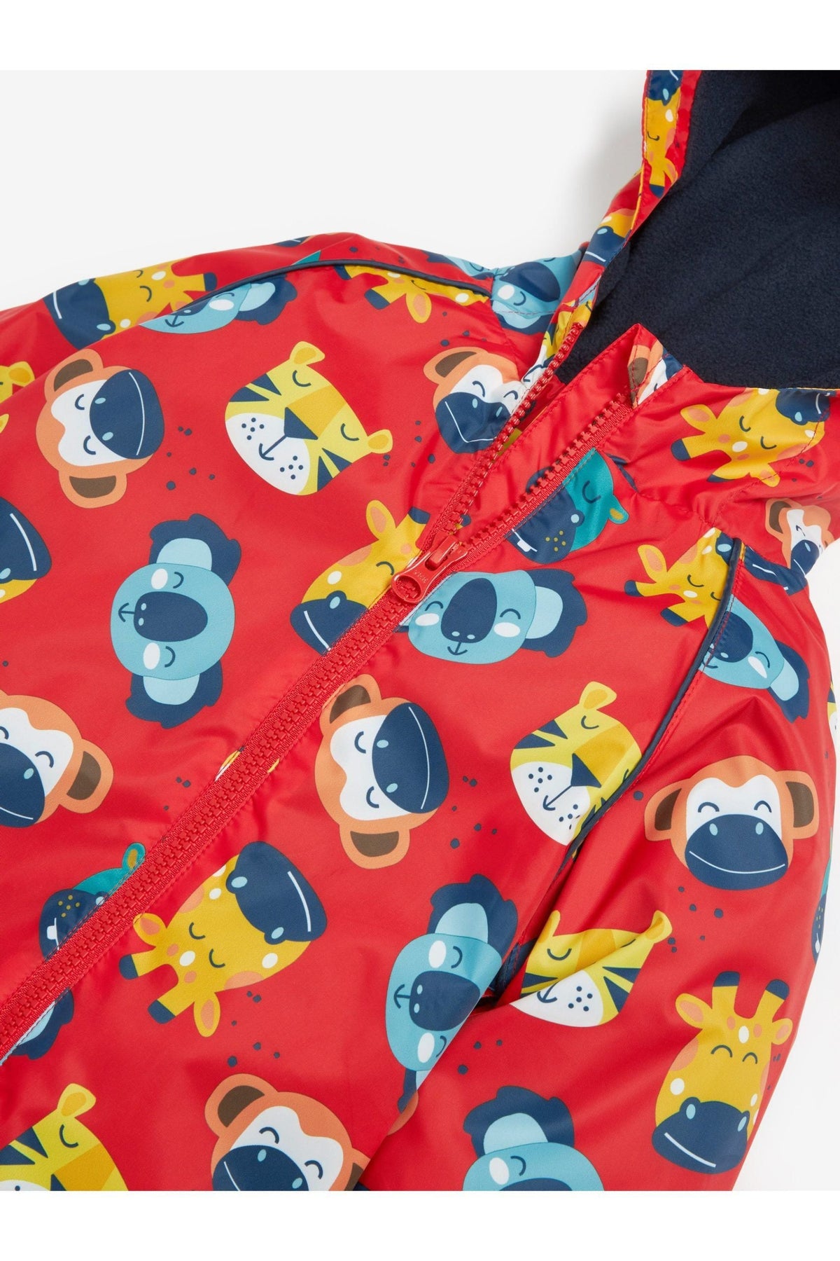 Next - Polar Lined Animal Patterned Children's Raincoat - 4-5 Years 