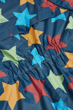 Next - Polar Lined Star Patterned Child Raincoat - 12-18 Months 