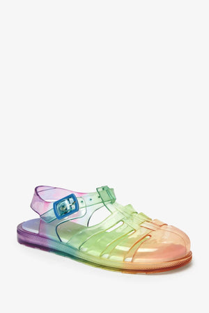 Weiter – Rainbow-Kinder-Gelee-Sandalen mit weicher Sohle – 25,5 